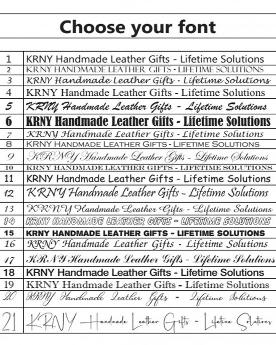 Кожаный блокнот А5 KRNY коричневый