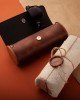 Glasses case KRNY dark brown