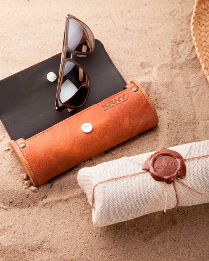 Футляр для очков KRNY коричневый