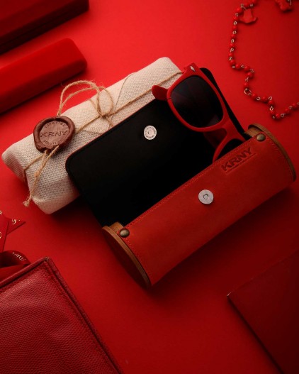 Футляр для очков KRNY красный