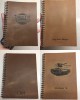 Leather notebook A5 KRNY light brown